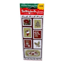 Sealed Vintage American Greetings Stickety Doo Da Christmas Stamp Stickers
