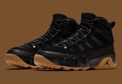 Nike Air Jordan 9 Retro Boot NRG Black Light Gum AR4491-025 Men s Sizes SHIP NOW
