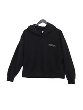 HIIT Women's Hoodie M Black Cotton with Polyester Pullover