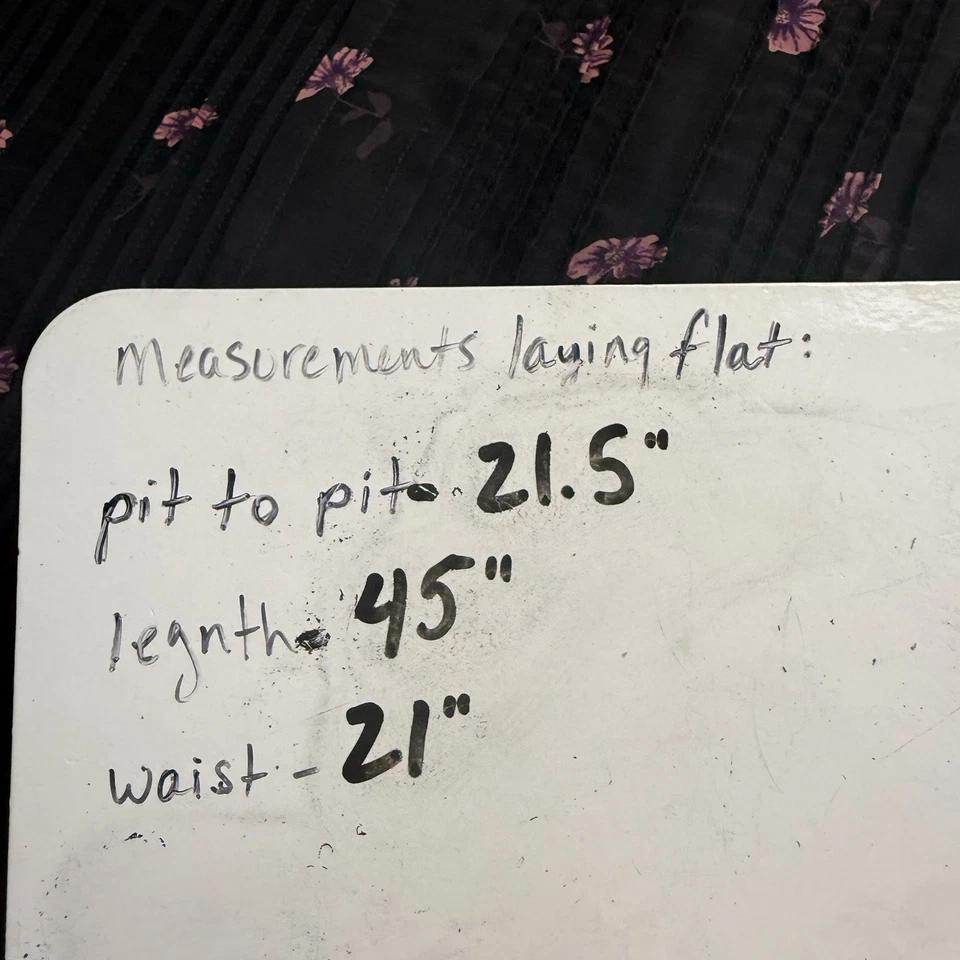 Vintage Albert Nipon Black Floral Long Sleeve Pleated Midi Dress Sz L Wednesday - Image 3 of 4