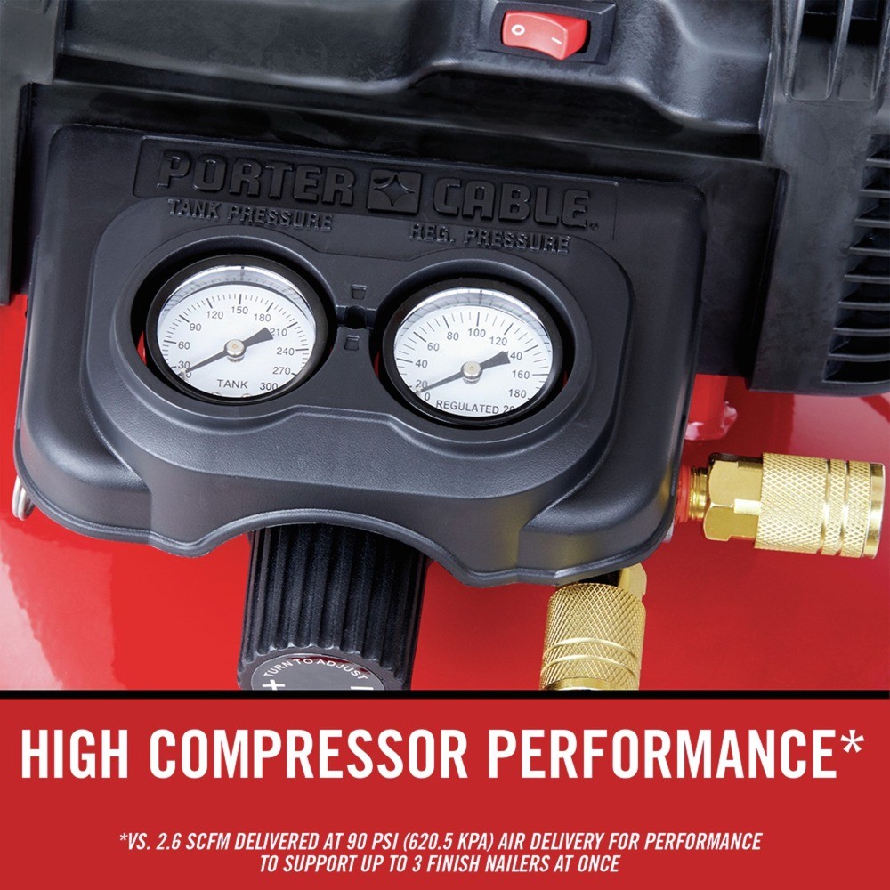 Porter-Cable PXCM2002.COM 6 gal 150 PSI Electric Pancake Air Compressor New