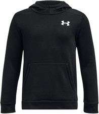 Under Armour Authentic Boys Black Hoodie Size Youth Small Brand New   