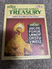 The Sesame Street Treasury: Starring the Number 1 and the Letter A. Volume 1 VTG