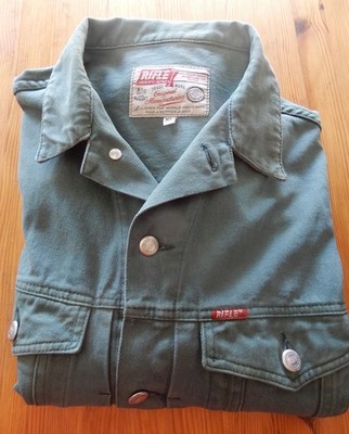 Jeansjacke Rifle Jeans and Jackets Italy Herren XL türkisgrün Baumwolle - Selten