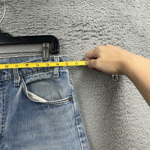 Vintage Levis 517 Jeans Mens 32x32 Blue USA Made Orange Tab Bootcut Washed Out - Picture 9 of 12