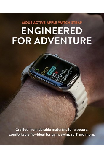 Watch Strap For Apple Watch Parent Durable synthetic rubber - Picture 2 of 6