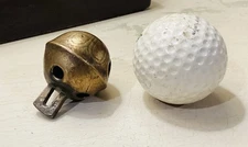 Vintage 1800’s Brass Petal Design Jingle Sleigh Bell Marked 11