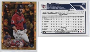 2023 Topps Chrome Sapphire Edition Gold /50 Will Brennan #453 Rookie RC
