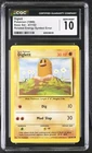 CGC 10 GEM MINT Diglett 1999 Base Set 47/102 Energy Symbol Error Pokemon Card