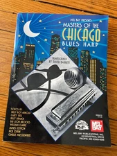 MEL BAY PRESENTS MASTERS OF THE CHICAGO BLUES HARP By David Barrett *Excellent*