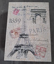 Paris France Eiffel Tower Design Decorative Faux Book Secret Storage Box