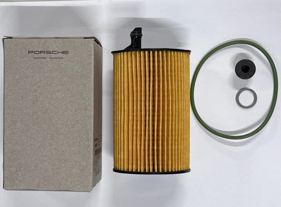 Kit de filtro de aceite diésel Porsche Cayenne 2013-2016 con tapón de drenaje y lavadora aplastante Foto 3 de 4