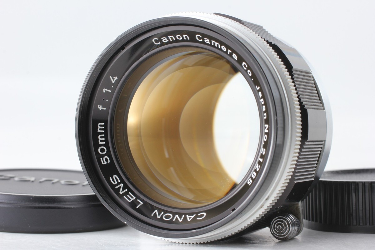 キヤノン CANON LENS 50mm F1.4 L39 MINT w/Caps ] Canon 50mm f1.4 Lens LTM L39 Leica Screw Mount