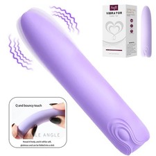 Women Mini powerful Bullet Shape 10 Speed Vibrating Massage Rechargeable