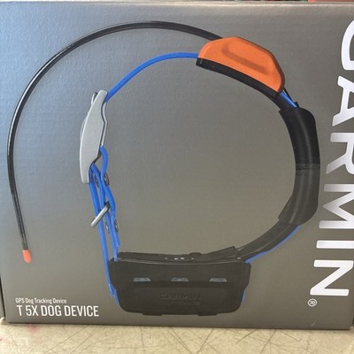 Garmin T5X GPS Dog Tracking Collar with Blue Strap | eBay