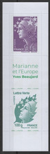 France carnet 1535 Marianne et l'Europe Yes Beaujard (**)