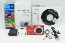  Near mint OLYMPUS VG-110 12.0MP Compact Digital Camera Red w/ Box 260226l