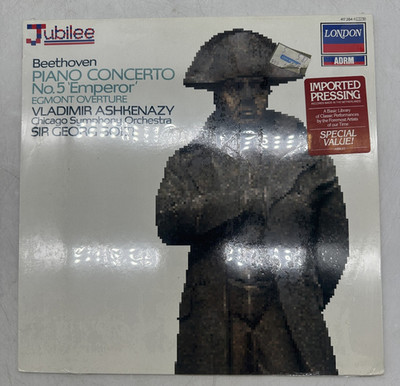 Beethoven Ashkenazy Solti Piano Concerto No.5 ''Emperor'' - Egmont Overture NM