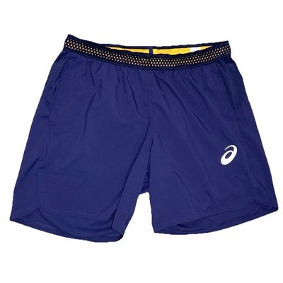 ASICS Running Shorts Men s Navy Large 7 Inch Inseam Lightweight Performance