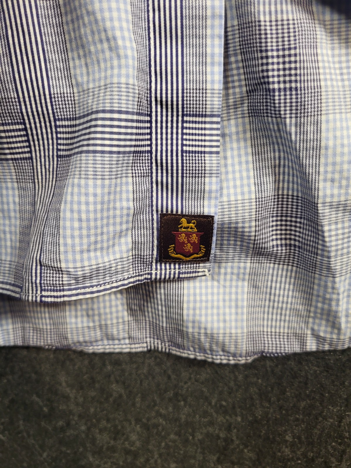 Robert Talbott Classic Plaid Button Down Shirt Me… - image 3