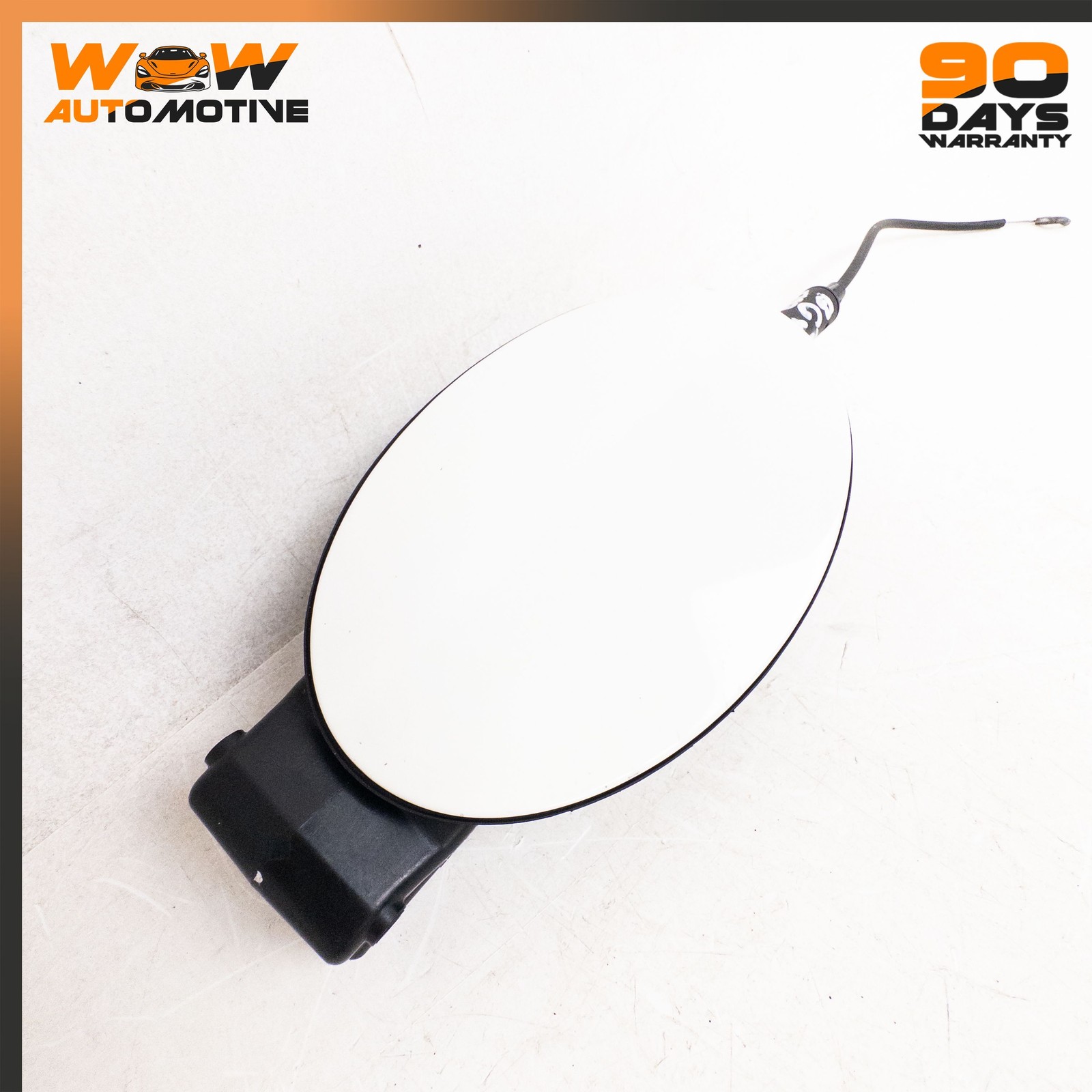 07-11 BENTLEY CONTINENTAL GTC FUEL FILLER GAS TANK DOOR FLAP LID WHITE OEM