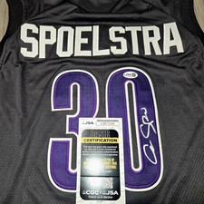 Erik Spoelstra Signed University Of Portland Jersey Size L JSA CERTIFIED
