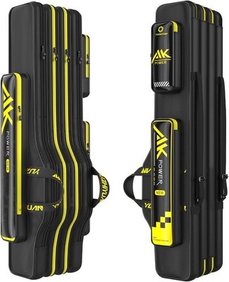 Piscifun Fishing Rod Bag Holds 51'' 4 Layer -Reinfore Large Storage Fishing Rod