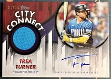 Trea Turner Topps 2026 City Connect Swatch Autograph /10 🔥 First on Print 🔥
