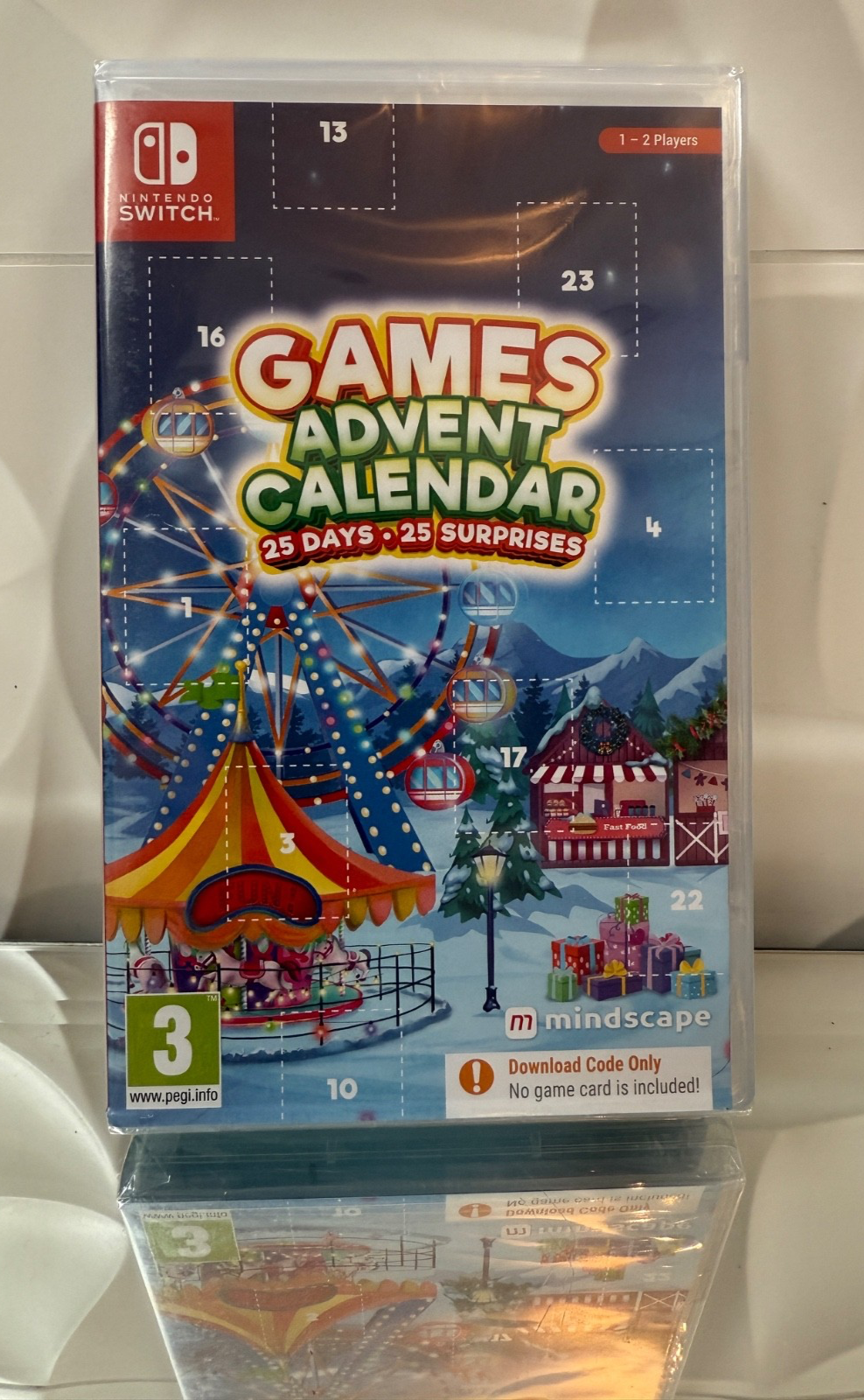 Mindscape Games Advent Calendar (Code in Box ) Nintendo Switch - New & Sealed