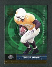 Travis Henry Tennessee Football Rookie Card #9 RC 2001 Crown Royale 21st Century. rookie card picture