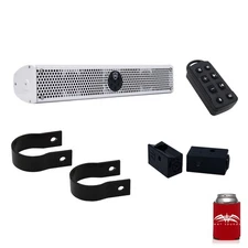 Wet Sounds Stealth 6 Ultra HD UTV Kit Slider bracket and Round 2" Tube clamp