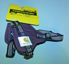 Carhartt Nylon Duck No Pull Dog Harness Adjustable Small BURGUNDY "BRAND NEW"