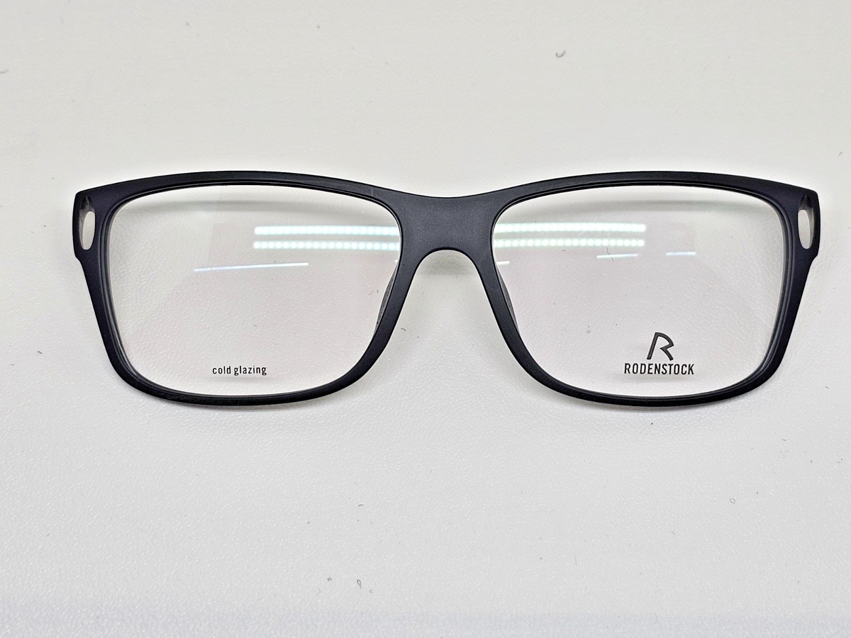 Rodenstock R5359 Occhiali Da Vista Uomo – Acetato Bio Nero/Grigio Scuro – Cerniera A Molla