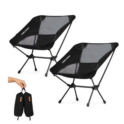 Camel Crown Portable Camping Chair Lightweight Compact Folding Chair Mesh for Ou