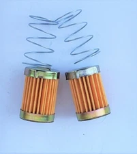 Rochester Quadrajet Carburetor Fuel Inlet Filters 1 " with Springs (Set of 2)