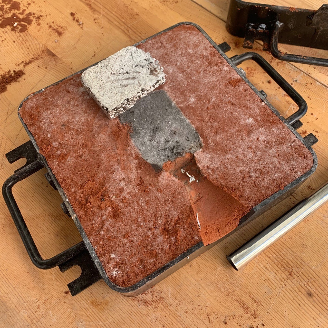 Sand Casting Flask Mold Frame 2 Pieces Large Size (10"X10''X5'') for Tool Making