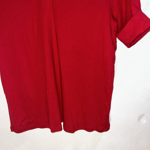 Lauren Ralph Lauren schwarz Etikett Strick Bürobekleidung Shirt V-Ausschnitt rot Baumwolle XL - Bild 3 von 5