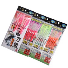 2 Pack 8 hooks/set Sabiki Rigs Saltwater Fishing Lures Bait Pesca Tackle 2/3-3/0