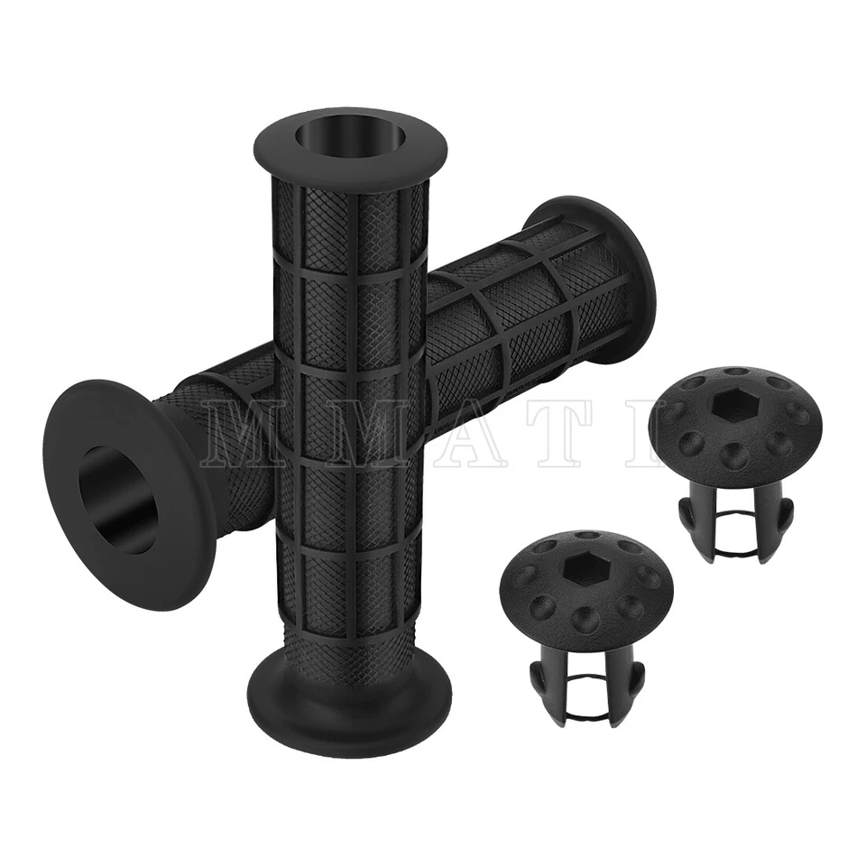 Empuñaduras de manillar con extremos de agarre para Honda Recon Rancher Foreman Rubicon Rincon 08-24 Foto 2 de 4