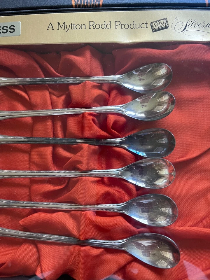 Vintage Mytton Road Duchess  Iced Tea/Tall Drink Spoons NIB - Image 2 of 4