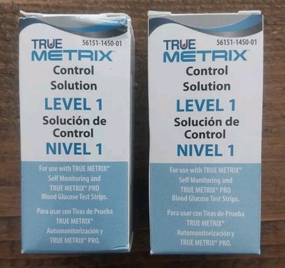 (2) True Metrix Control Solution Level 1 Expired 