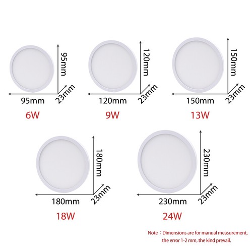 12W-50W LED Deckenleuchte Deckenlampe Bad Badezimmer-Lampe Küche Flur lampe DHL - Bild 32 von 36