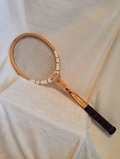MINT Vintage 1960's Wood Tennis Racquet, ALL PRO SUPREME, 4 5/8" MEDIUM