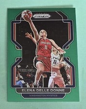 2022 Panini Prizm WNBA ELENA DELLE DONNE #85 Green Prizm Mystics