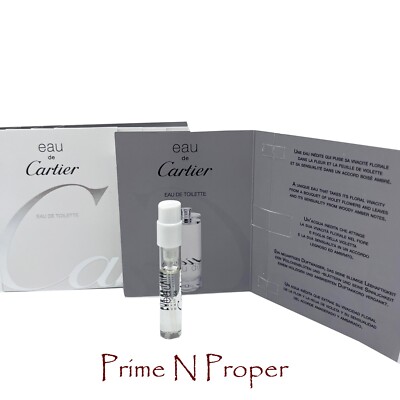 4 x EAU DE CARTIER By Cartier Eau De Cartier 0.05 oz / 1.5 ml