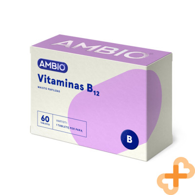 AMBIO Vitamin B12 60 Tabletten Für Immunsystem Energie Stress Relief