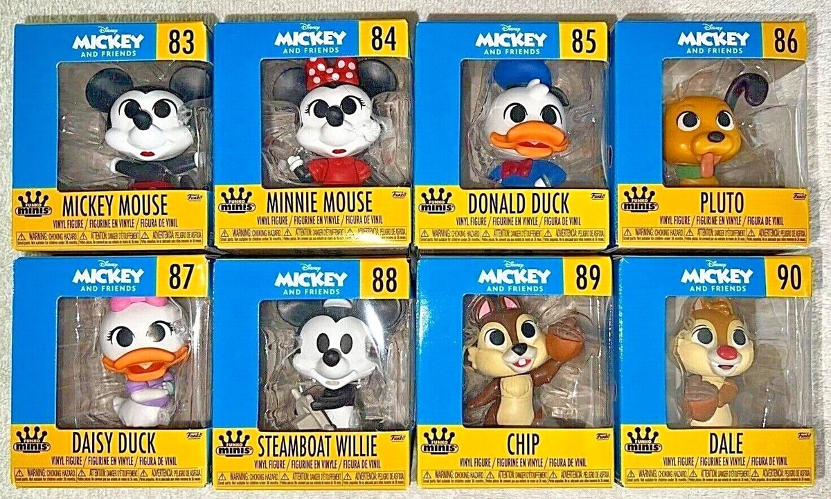 DISNEY MICKEY & FRIENDS FUNKO MINIS SET OF 8 **NEW** | eBay