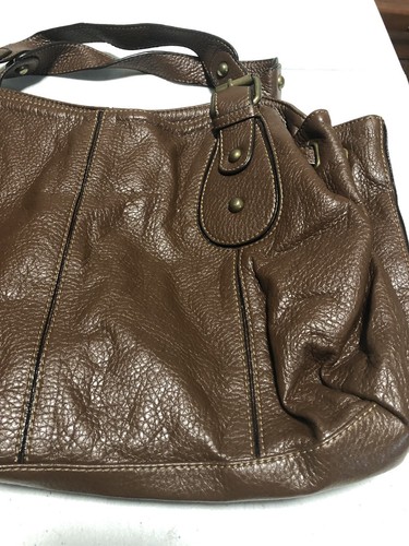 The Limited Large Brown Bag Tote Bag Purse Handbag aa31 - Picture 5 of 8