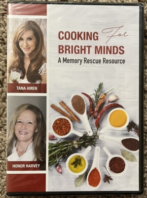 Cooking for Bright Minds...A Memory Rescue Resource (DVD, 2017) Brand New!!!