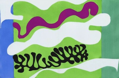 Lagoon, 1947 by Henri Matisse Abstract Paper-Cut Art Print 12x8 Inches